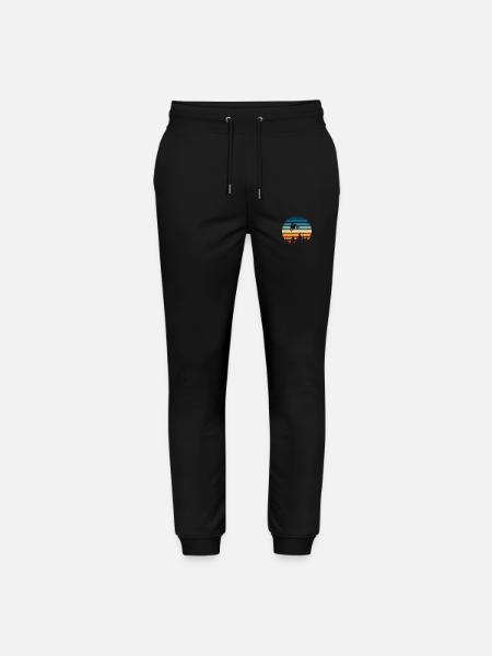 Retro Motorrad - Stanley/Stella Unisex Bio Jogginghose Mover  - Schwarz