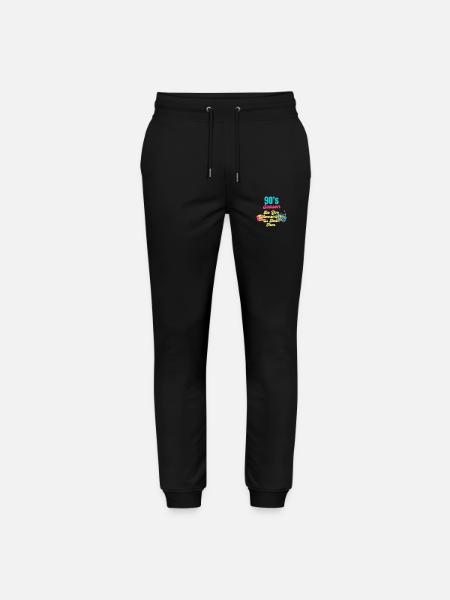 90-luku Muistatko meidät silloin - Stanley/Stella Mover unisex luomu-collegehousut - musta