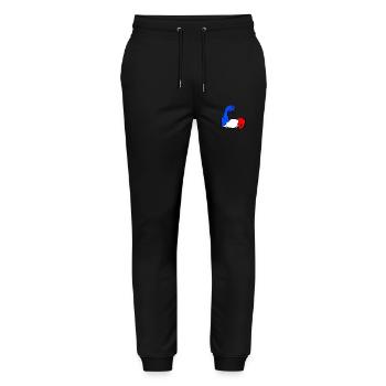 sport - Pantalon de jogging bio MOVER Stanley/Stella unisexe - noir - Devant - Marisol (170cm) & Nik (191cm)