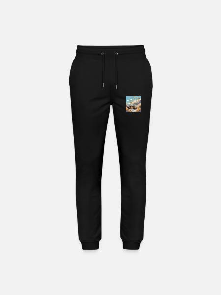 IMG 3766 - Stanley/Stella Unisex Bio Jogginghose Mover  - Schwarz