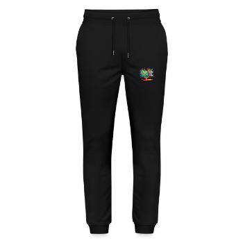 Spain-Style - Stanley/Stella Unisex Bio Jogginghose Mover  - Schwarz - Vorne - Marisol (170cm) & Nik (191cm)