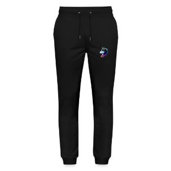wolf - Stanley/Stella Mover Unisex Organic Jogging Trousers - black - Front - Marisol (170cm) & Nik (191cm)