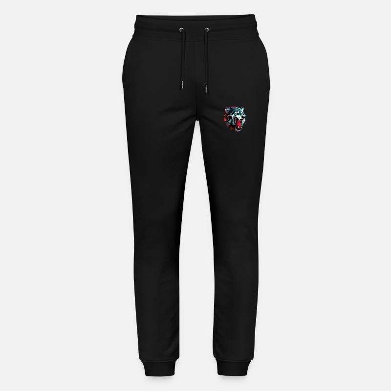 wolf - Stanley/Stella Mover Unisex Organic Jogging Trousers - black
