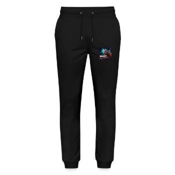 NGO - Stanley/Stella Mover Unisex Organic Jogging Trousers - black - Front - Marisol (170cm) & Nik (191cm)