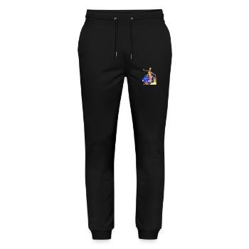The Grim Reaper at the Fair - Stanley/Stella Mover Unisex Organic Jogging Trousers - black - Front - Marisol (170cm) & Nik (191cm)