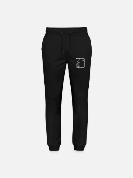 7 Kin Maya Main WHT - Stanley/Stella Mover Unisex Organic Jogging Trousers - black