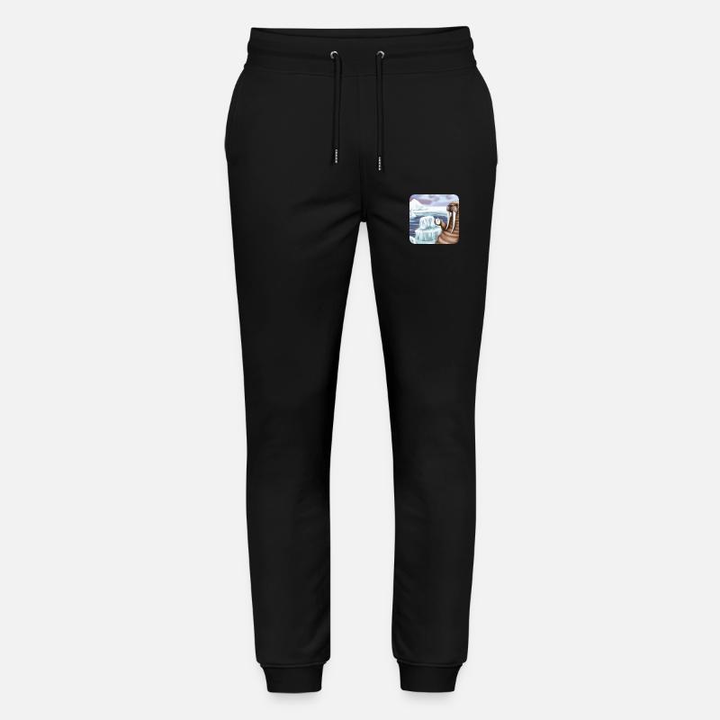 Walross Klimawandel - Stanley/Stella Unisex Bio Jogginghose Mover  - Schwarz