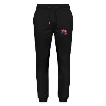 Rose - Stanley/Stella Mover Unisex Organic Jogging Trousers - black - Front - Marisol (170cm) & Nik (191cm)