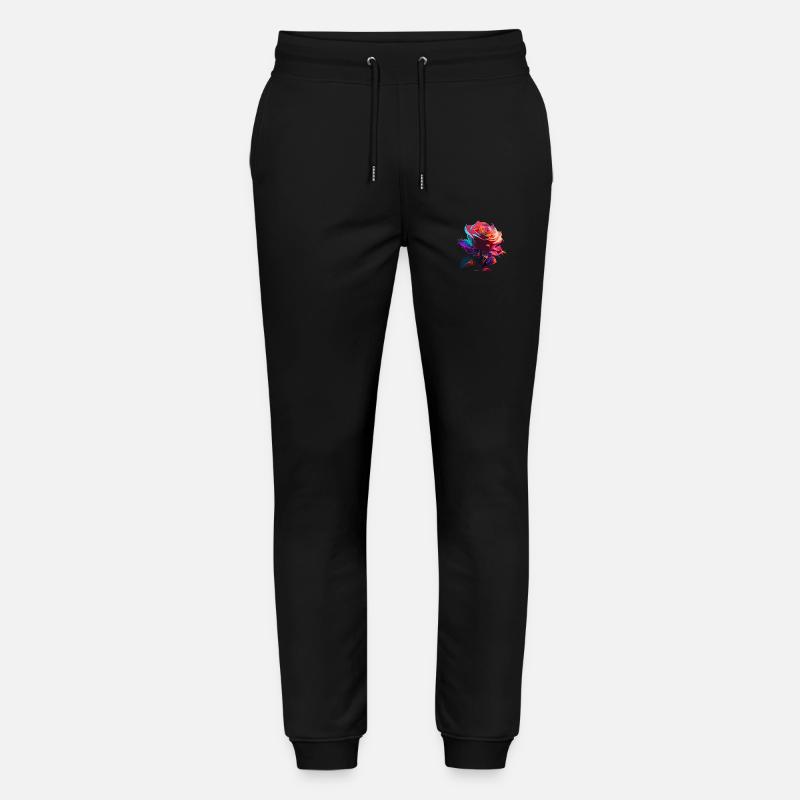 rose - Stanley/Stella Unisex Bio Jogginghose Mover  - Schwarz