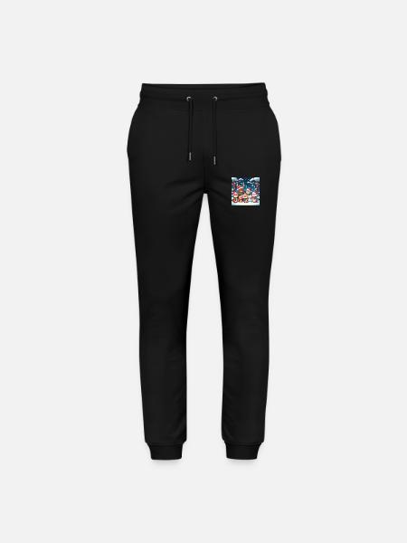 Christmas Animals - Stanley/Stella Mover Unisex Organic Jogging Trousers - black