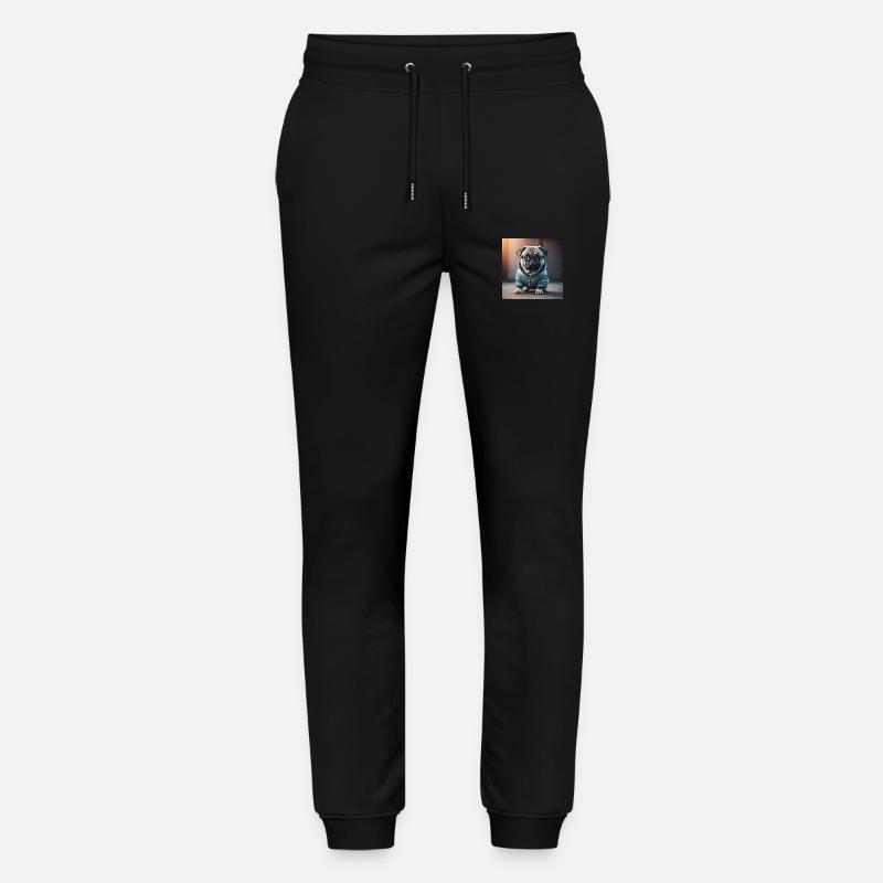 Rock Pug 2 - Stanley/Stella Mover Unisex Organic Jogging Trousers - black