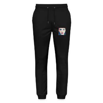 Women / Feminin /Art - Stanley/Stella Unisex Bio Jogginghose Mover  - Schwarz - Vorne - Marisol (170cm) & Nik (191cm)