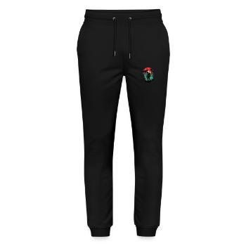 Apocalypse on Earth - Stanley/Stella Mover Unisex Organic Jogging Trousers - black - Front - Marisol (170cm) & Nik (191cm)