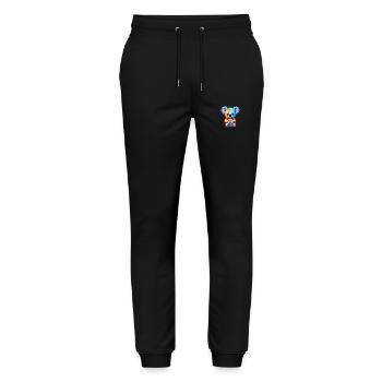 Koala Buntes Aquarell Cartoon Kawaii Tier - Stanley/Stella Unisex Bio Jogginghose Mover  - Schwarz - Vorne - Marisol (170cm) & Nik (191cm)