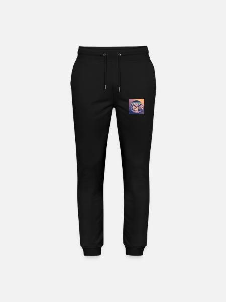 Village in snow globe - Stanley/Stella Mover Unisex Organic Jogging Trousers - black