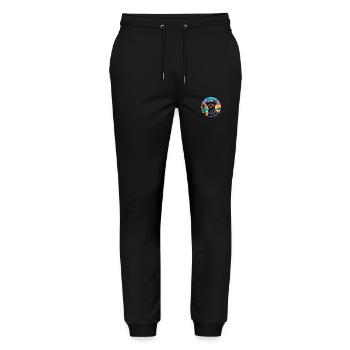 Affenpinscher Dog Breed Colorful Cartoon Watercolo - Stanley/Stella Mover Unisex Organic Jogging Trousers - black - Front - Marisol (170cm) & Nik (191cm)