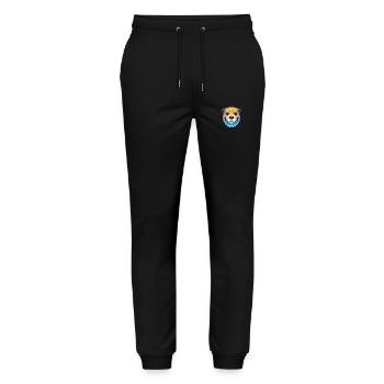Otter Colorful Watercolor Cartoon Kawaii Animal - Stanley/Stella Mover Unisex Organic Jogging Trousers - black - Front - Marisol (170cm) & Nik (191cm)