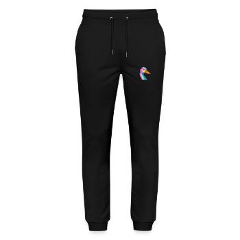 Gans buntes Aquarell Cartoon Kawaii Tier - Stanley/Stella Unisex Bio Jogginghose Mover  - Schwarz - Vorne - Marisol (170cm) & Nik (191cm)