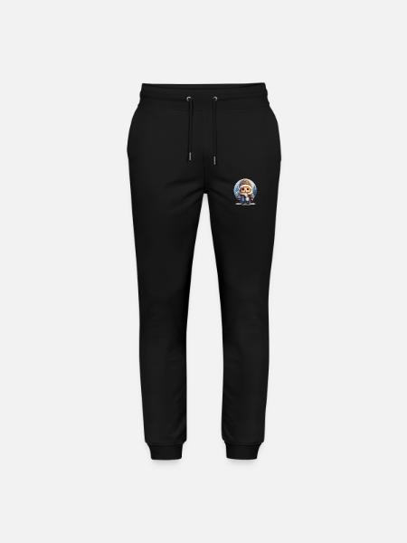 Igel im Schnee - Stanley/Stella Unisex Bio Jogginghose Mover - Schwarz