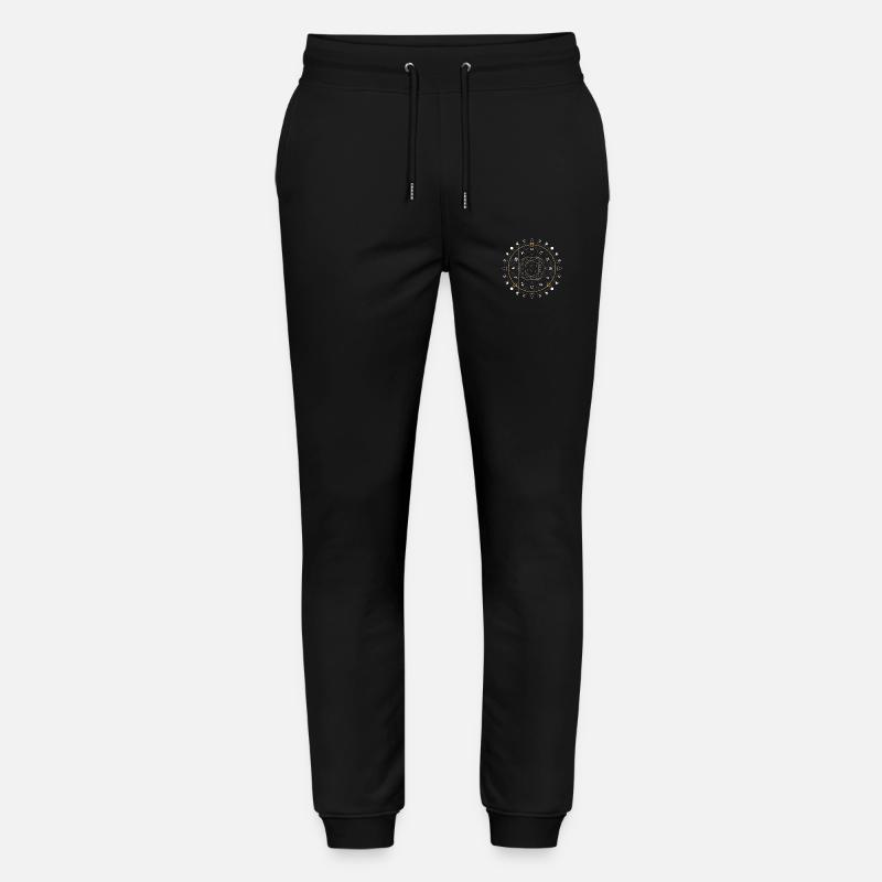 Zodiac Circle - Stanley/Stella Mover Unisex Organic Jogging Trousers - black