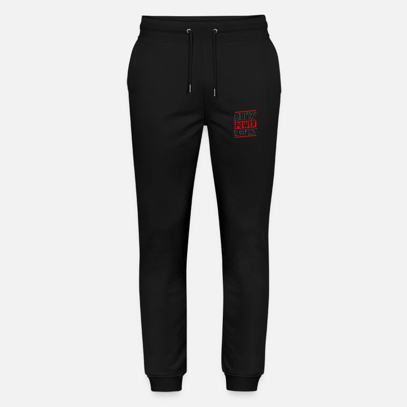 Reich Wohlstand Geschäft - Stanley/Stella Unisex Bio Jogginghose Mover  - Schwarz