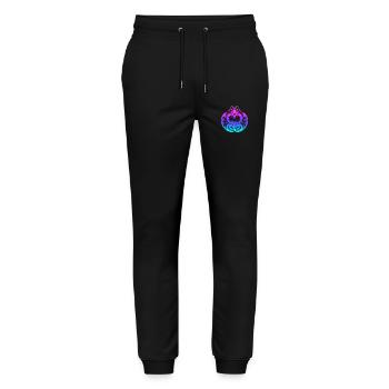 Fantasy Dragon Anime Dragon Head Mythical reptile - Stanley/Stella Mover Unisex Organic Jogging Trousers - black - Front - Marisol (170cm) & Nik (191cm)