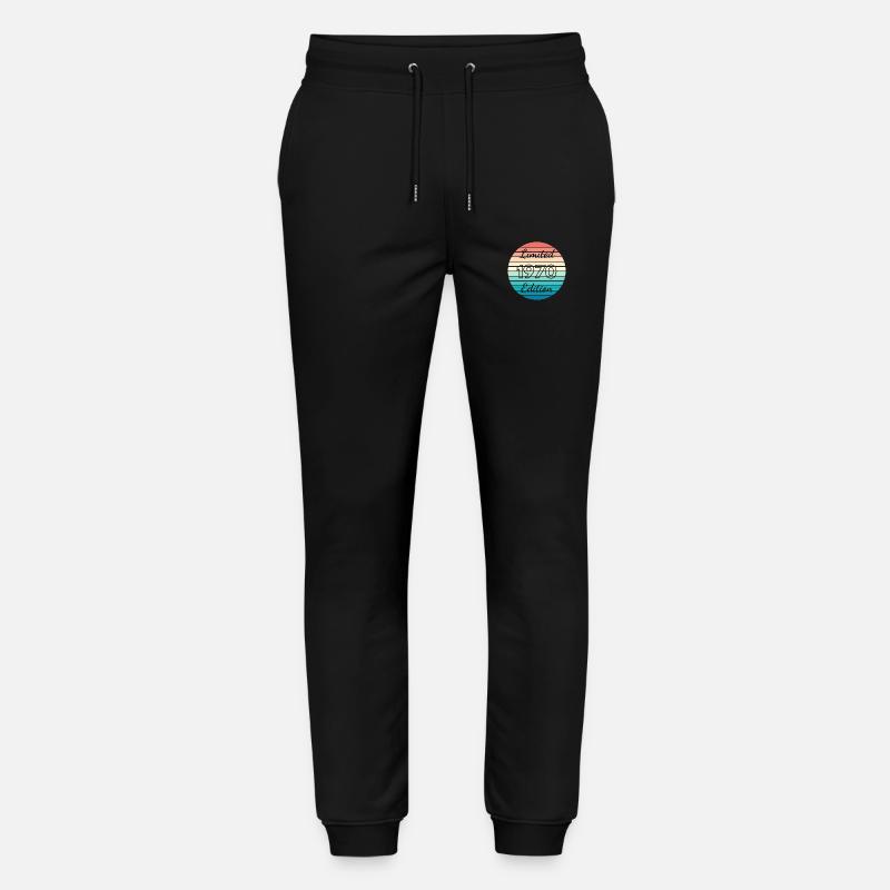 Limitierte Auflage 1970 - Stanley/Stella Unisex Bio Jogginghose Mover  - Schwarz