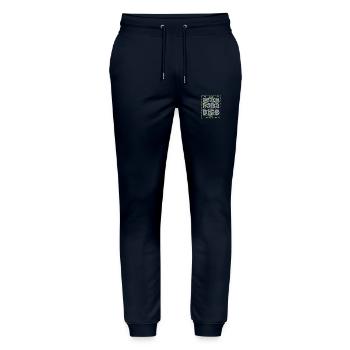 Vacances Mer Surf Nature - Pantalon de jogging bio MOVER Stanley/Stella unisexe - marine - Devant - Marisol (170cm) & Nik (191cm)