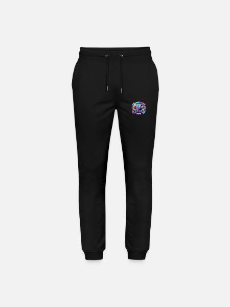 Nerd Pride Rainbow - Stanley/Stella Mover Unisex Organic Jogging Trousers - black