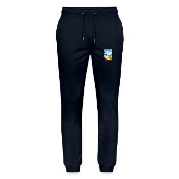 Abel Tasman Coastal Track Neuseeland Souvenir - Stanley/Stella Unisex Bio Jogginghose Mover  - Navy - Vorne - Marisol (170cm) & Nik (191cm)