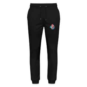 Frau Soline - Stanley/Stella Unisex Bio Jogginghose Mover  - Schwarz - Vorne - Marisol (170cm) & Nik (191cm)