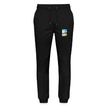 Gandoca Manzanillo Wildlife Refuge Costa Rica - Stanley/Stella Mover Unisex Organic Jogging Trousers - black - Front - Marisol (170cm) & Nik (191cm)