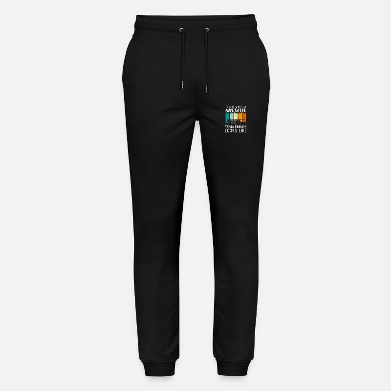 Zug Gleis Leidenschaft - Stanley/Stella Unisex Bio Jogginghose Mover  - Schwarz