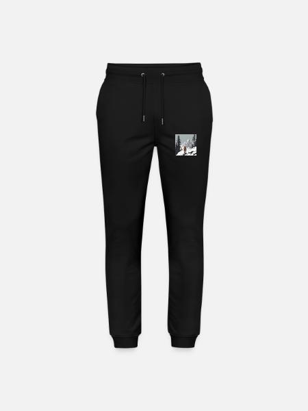 Alpinisme - Pantalon de jogging bio MOVER Stanley/Stella unisexe - noir
