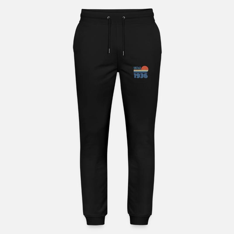 Jahrgang 1936 - Stanley/Stella Unisex Bio Jogginghose Mover  - Schwarz