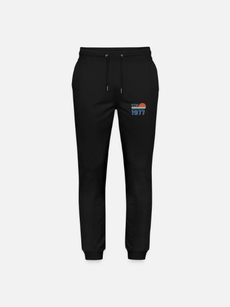 Jahrgang 1977 - Stanley/Stella Unisex Bio Jogginghose Mover - Schwarz