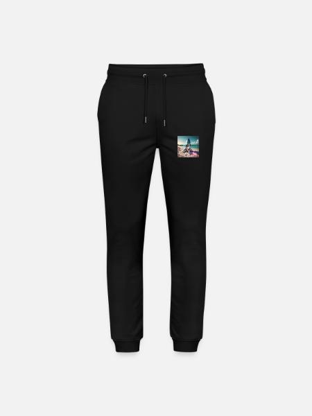 Summer To Mars - Stanley/Stella Unisex Bio Jogginghose Mover  - Schwarz
