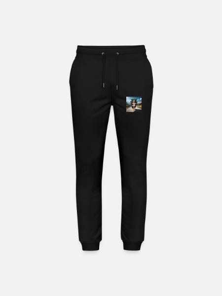 Bouvier bernois - Pantalon de jogging bio MOVER Stanley/Stella unisexe - noir