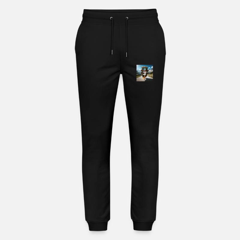 Bouvier bernois - Pantalon de jogging bio MOVER Stanley/Stella unisexe - noir