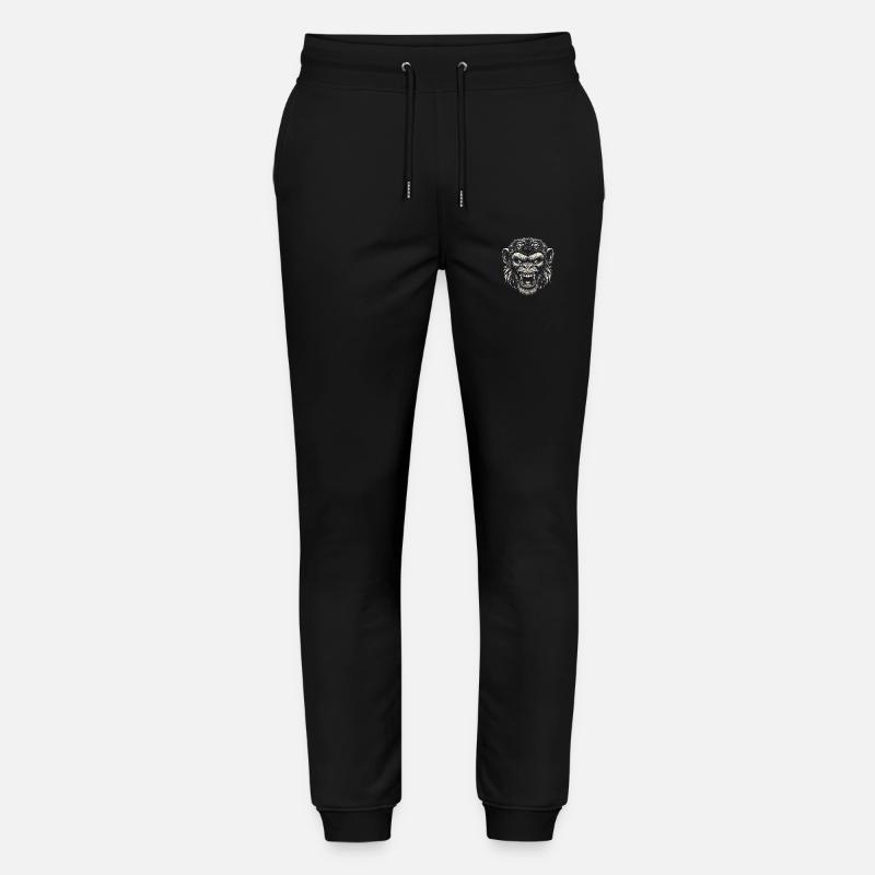 Wildes Urgebrüll - Stanley/Stella Unisex Bio Jogginghose Mover  - Schwarz