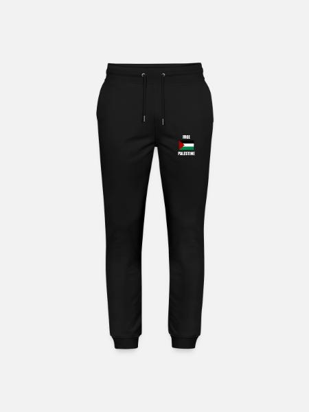 Free Palestine - Stanley/Stella Mover Unisex Organic Jogging Trousers - black