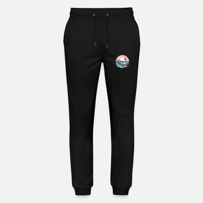 Meerweh Leuchtturm - Stanley/Stella Unisex Bio Jogginghose Mover  - Schwarz