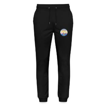 Hello Summer - Stanley/Stella Mover Unisex Organic Jogging Trousers - black - Front - Marisol (170cm) & Nik (191cm)