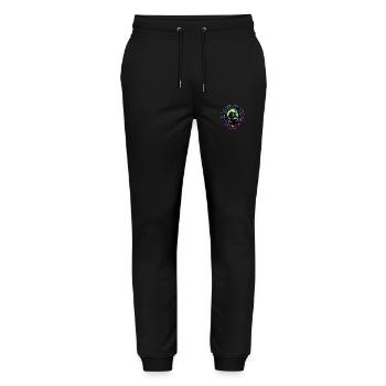 Gate to Darkness - Stanley/Stella Mover Unisex Organic Jogging Trousers - black - Front - Marisol (170cm) & Nik (191cm)