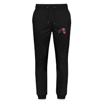 Siebenbürgen - Stanley/Stella Unisex Bio Jogginghose Mover  - Schwarz - Vorne - Marisol (170cm) & Nik (191cm)