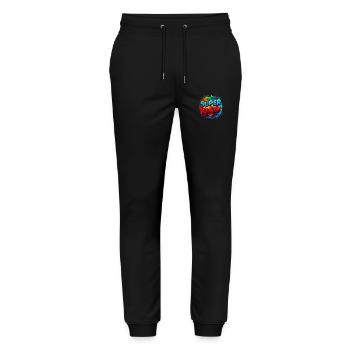 VATERTAG - Stanley/Stella Unisex Bio Jogginghose Mover  - Schwarz - Vorne - Marisol (170cm) & Nik (191cm)