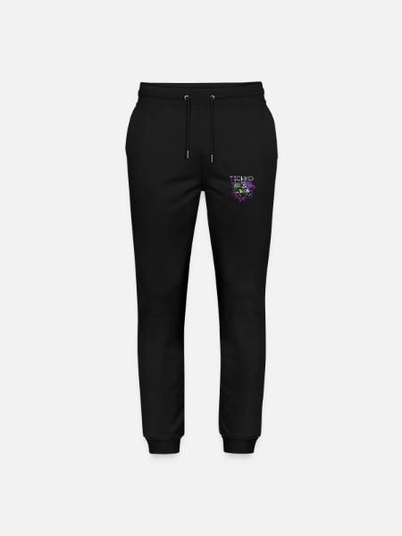Techno Electro Party Techno Fan - Stanley/Stella Mover Unisex Organic Jogging Trousers - black