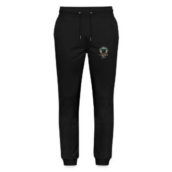 Sleeping Dream Pillow - Stanley/Stella Mover Unisex Organic Jogging Trousers - black - Front - Marisol (170cm) & Nik (191cm)