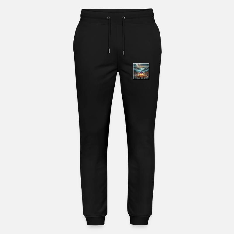 Carrousel de pensées - Pantalon de jogging bio MOVER Stanley/Stella unisexe - noir