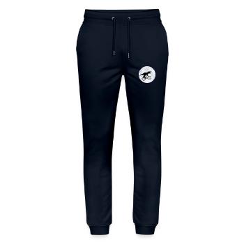 Mond - Stanley/Stella Unisex Bio Jogginghose Mover  - Navy - Vorne - Marisol (170cm) & Nik (191cm)